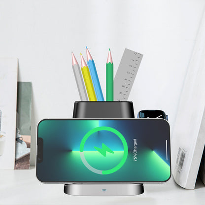 Vertical Stand 3 In 1 Wireless Charger