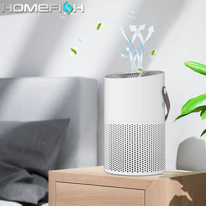 Multifunctional Desktop Air Purifier Remove Formaldehyde H13 HEPA Filter UVC Car Air Purifiers For Bedroom Home