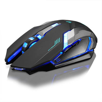 Mouse Wireless Rechargeable Notebook Desktop Home Office Universal Game Mute Luminous