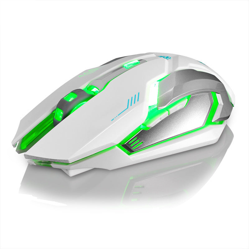 Mouse Wireless Rechargeable Notebook Desktop Home Office Universal Game Mute Luminous