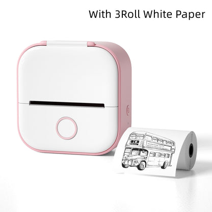 Mini Pocket Small Portable Bluetooth Cell Phone Label Thermal Printer